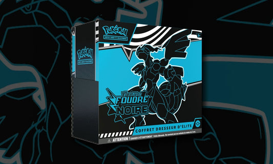 ETB Foudre Flammes noir et blanc - Blanche